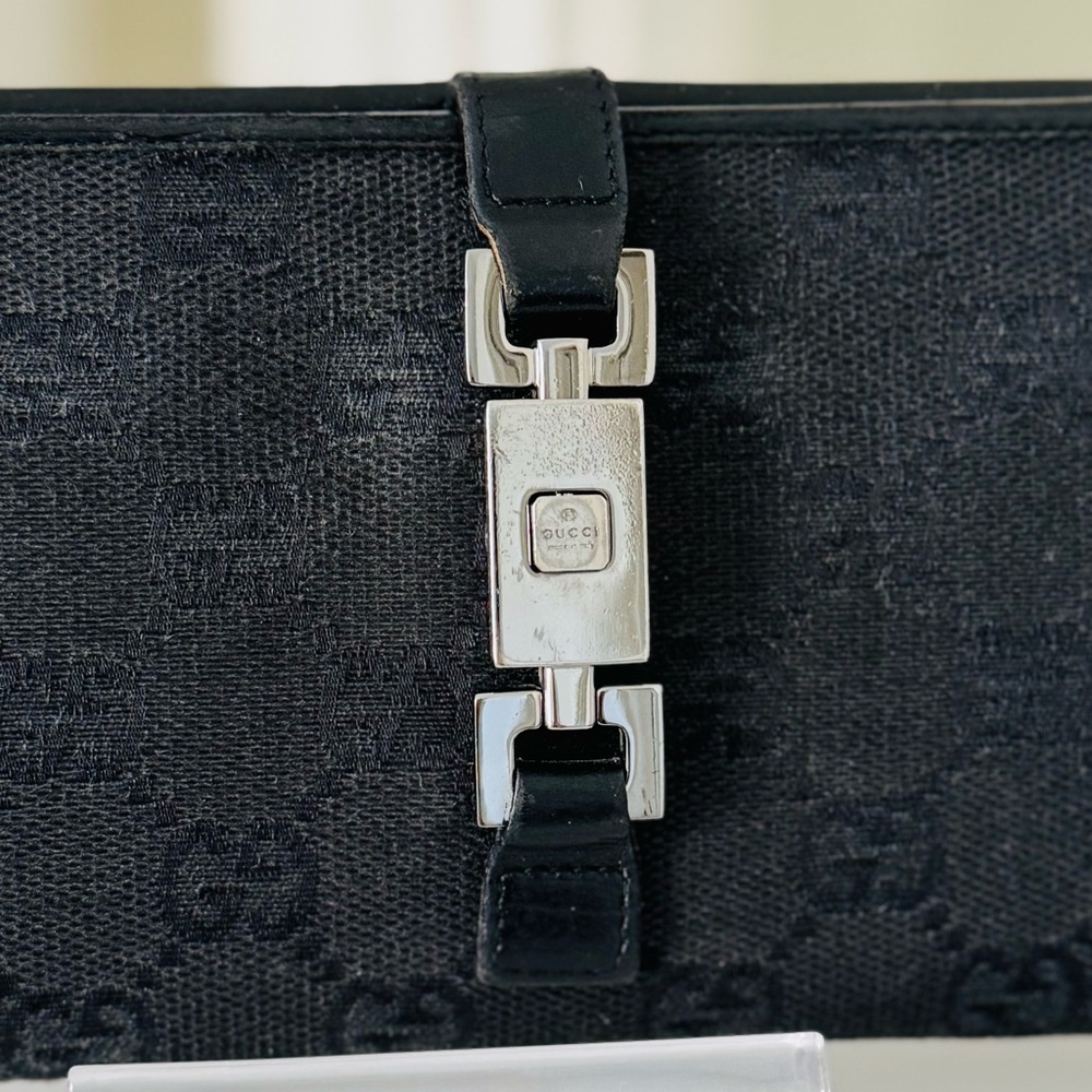 Gucci Jackie Long Wallet w/ Silver Hardware - Picture 4 of 14